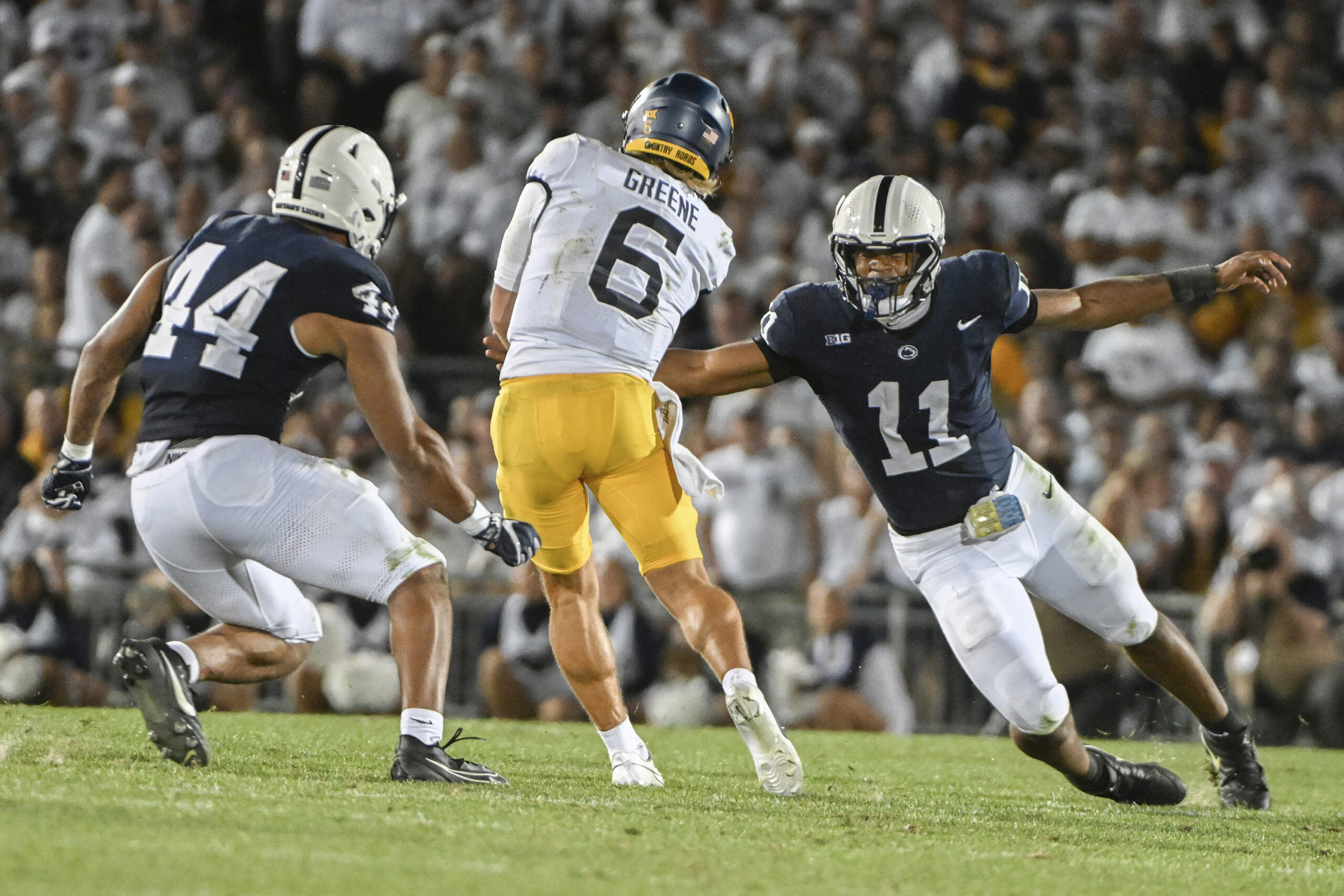 WVU doesn't see much difference as Penn State's defense goes from Diaz to Allen